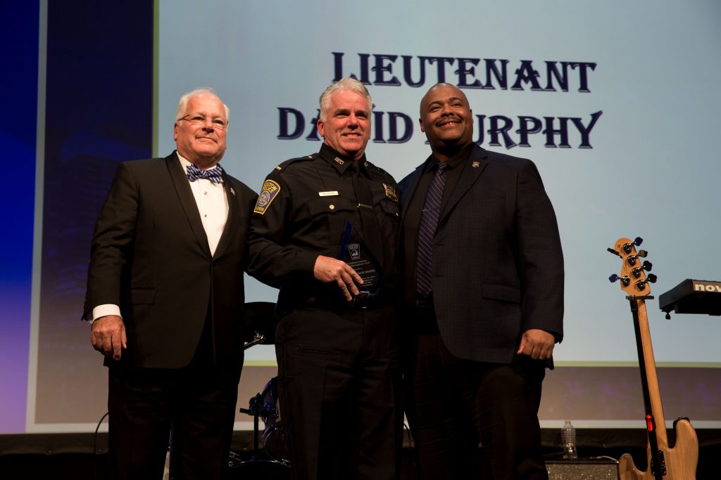 David Murphy receives the Outstanding Leadership award.